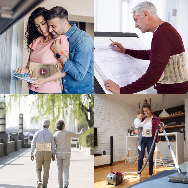 Cinturón De Descompresión Para Aliviar El Dolor De Espalda