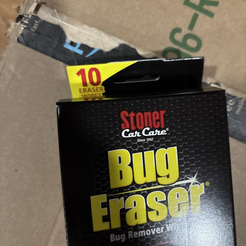Stoner Car Care 95401 Bug Eraser Car Cleaning Wipes, Removes