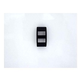 NIFCO AJ10 Plastic Adjuster, Black, 0.4 inch (10 mm) Width, For Belt Length Adjustment, Etc, Black