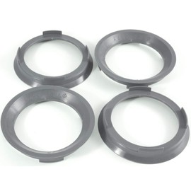 4x Centring Rings 70.4 x 57.1/70.4 to 57.1 Dark Grey Compatible with Rodell ROD
