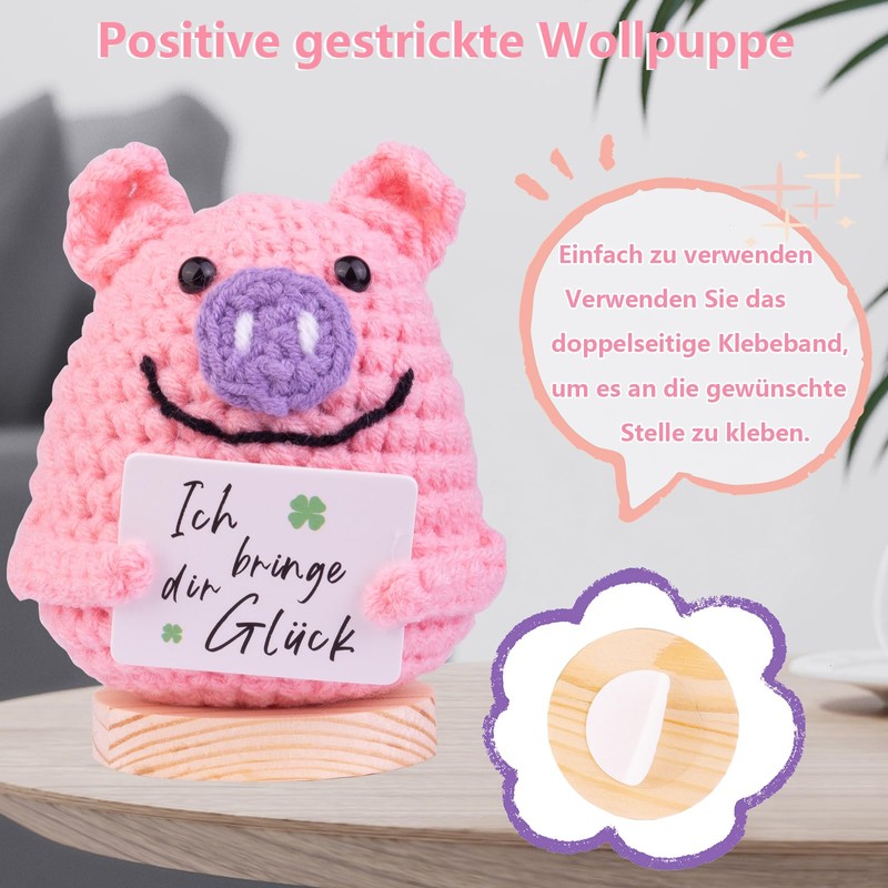 Mwmoeen Funny Positive Penguin, Positive Potato Pocket Hug Gifts, Best