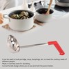 Soup Ladle Stainless Steel Anti Scald Multifunctional Curved Handle Kitchen