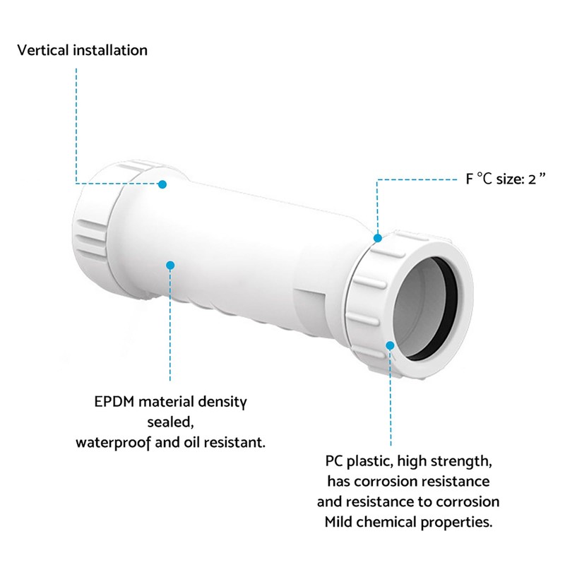 MAX COOL Motorhome Waste Valve Waterless Self Sealing Waste Valve