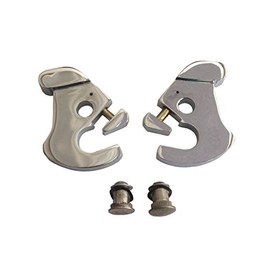 Rotary Latch Cam Lock Kit for Harley Davidson Detachable Side Plates Luggage Racks Tour Pack Racks - Chrome