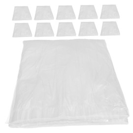 PACKOVE 80Pcs Disposable Foot Basin Liners Portable Plastic Spa Bags for Foot Soak Versatile Fit for Home Salon Spa Use for Clean Foot Bath Experience