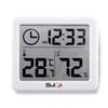 SYLQA Room Thermometer with Clock - Smart Mini Thermometer &