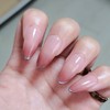 Mocha Glaze [Handmade Nail Tips] - Long Oval / 모카