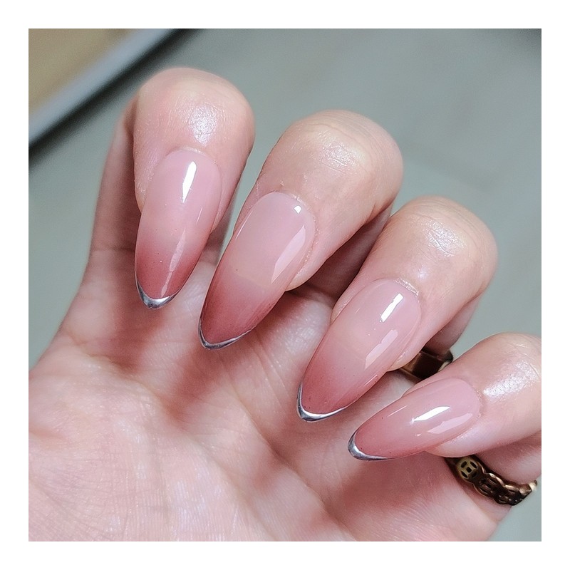 Mocha Glaze [Handmade Nail Tips] - Long Oval / 모카