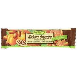 Rapunzel Fruit Cuts Cocoa Orange, Pack of 10 (10 x 40 g) - Organic