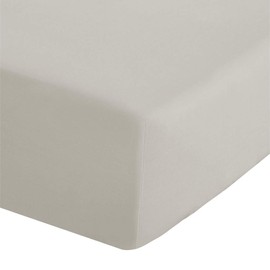 Catherine Lansfield Easy Iron Percale King Fitted Sheet Extra Deep Fitted Sheet Cream