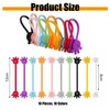 10-Piece Magnetic Cable Organiser, Palm Shaped Cable Organiser, Cable Ties,