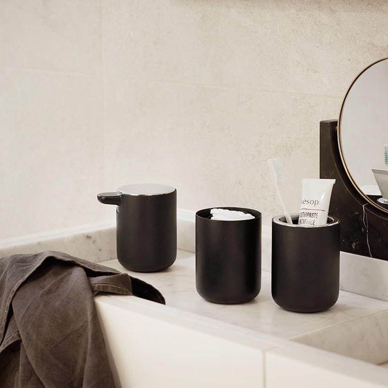 menu 7710519 Wall Soap Pump Black
