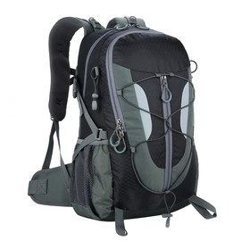 Russel Molly Compact 30L Hiking Backpack - Lightweight, Nice Pull Loop, Ideal for Men/Women, Outdoor Camping, Backpacking - X-Shaped Drawstring Design, Black