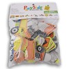 Playside Creations Construction Vehicles Foam Sticker Set - 80 Pieces