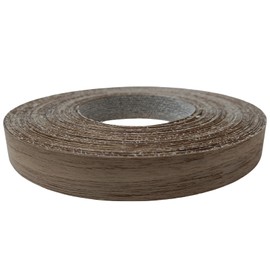 ebpsneer Real Black Walnut 7/8'' ×50' Wood Veneer Edge Banding Tape,Preglued Iron On Veneer Edging-Plywood Backed with Hot Melt Adhesive-Flexible Wood Veneer Strips for Furniture Cabinet Repair