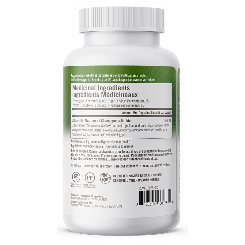 Om Reishi Mushroom 667mg 75 count