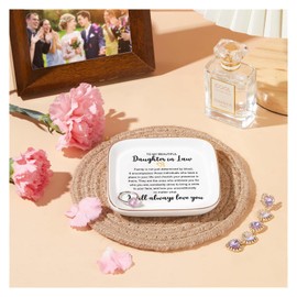 Daughter in Law Gifts, Wedding Gifts for Daughter in Law, Jewelry Dish Ring Tray, Birthday Gifts for Daughter in Law, Wedding Bridal Shower Engagement Mother's Day for Daughter in Law