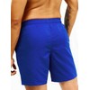 SweatyRocks Men's Drawstring Waist Swim Trunks Solid Bathing Suits Shorts