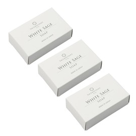 THE EARTH GRACE White Sage Purifying Soap, 3.5 oz (100 g), Set of 3