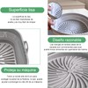 Silicona para Freidora de Aire, 3 pcs Alfombrillas reutilizables plegables