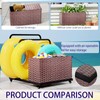 FONTOI Pool Storage, Pool Float Storage Bin with Wheels, Waterproof