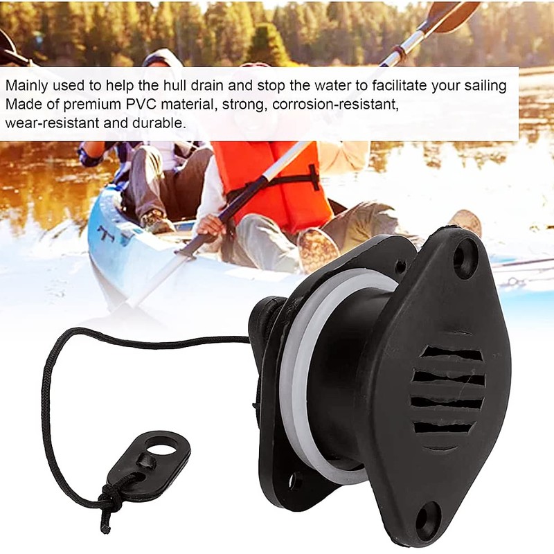 UJEFF Inflatable Boat Drain Plug Set for Inflatable Dinghg Will