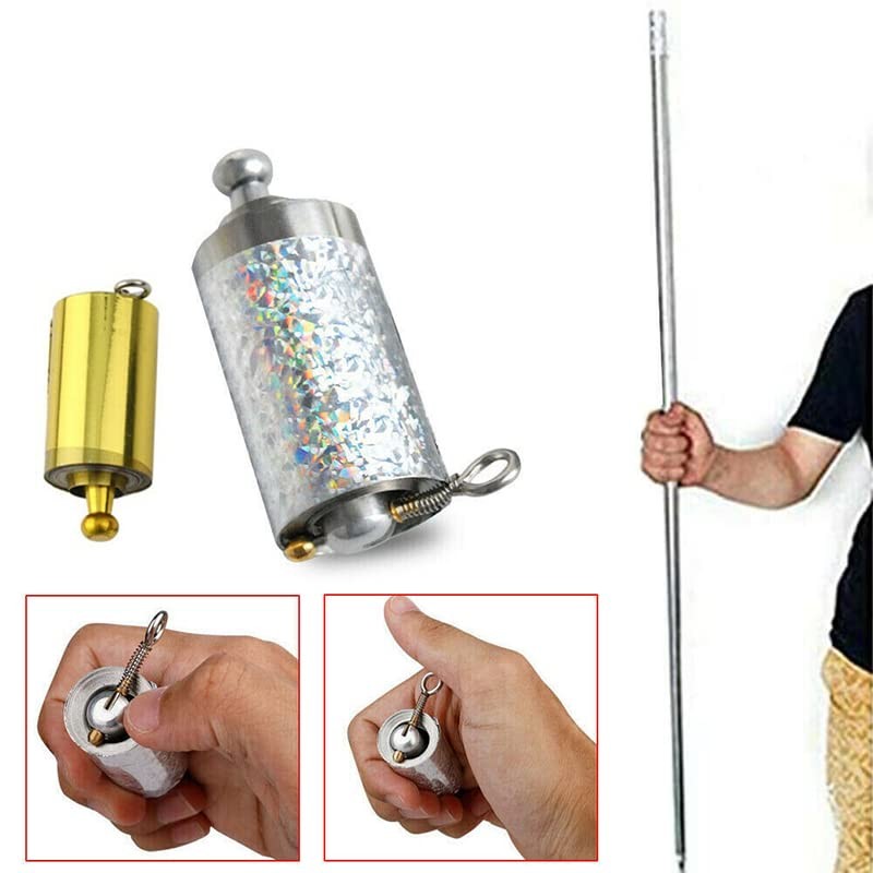 Magic Telescopic Staff: Extendable Martial Arts Metal Pocket Wand, 110cm-150cm
