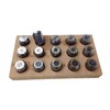 HHIP 3900-5235 ER-25 15 Piece Spring Collet Set, 1/16"~5/8"