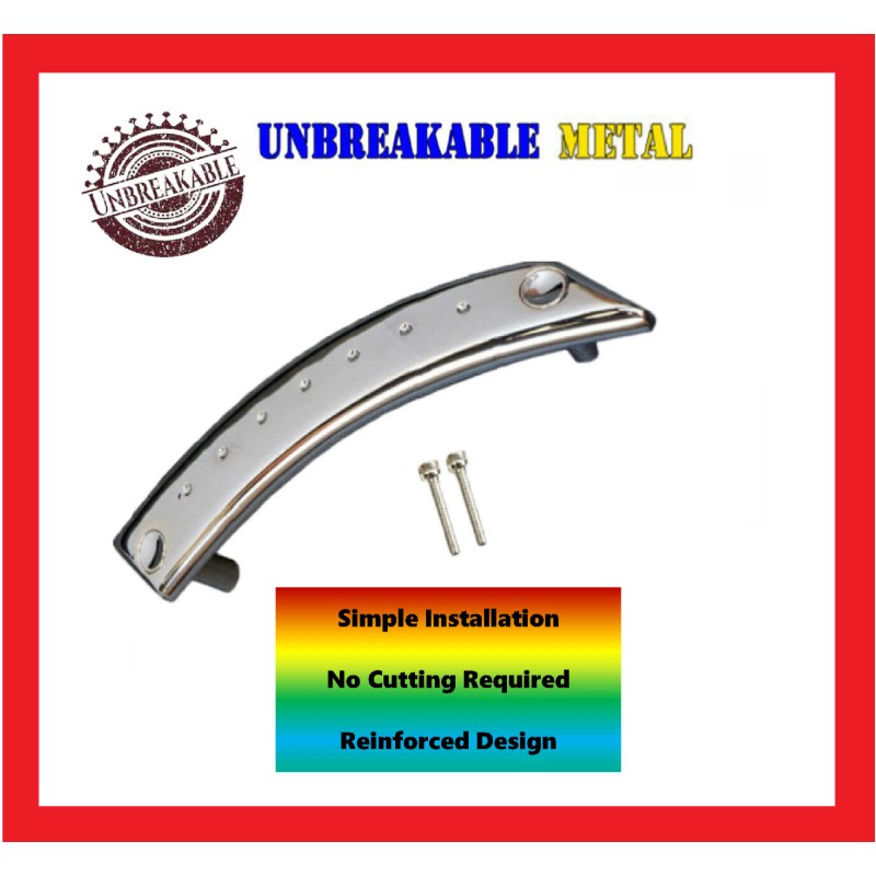 MotorKing Chrome Interior Front Left Door Pull Handle Repair Kit