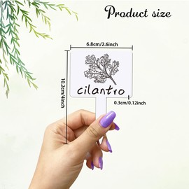 arricraft 15 Stück Lustige Pflanzenetiketten Aus Acryl 15 Stile Bunte Mit Aufgedruckten Wortanhängern Für Den Innen Und Außenbereich Gewächshaus Topfpflanzen Samen Kräuter