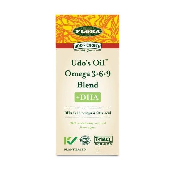Flora Udo's Oil Omega 3+6+9 Blend +DHA (500ml)