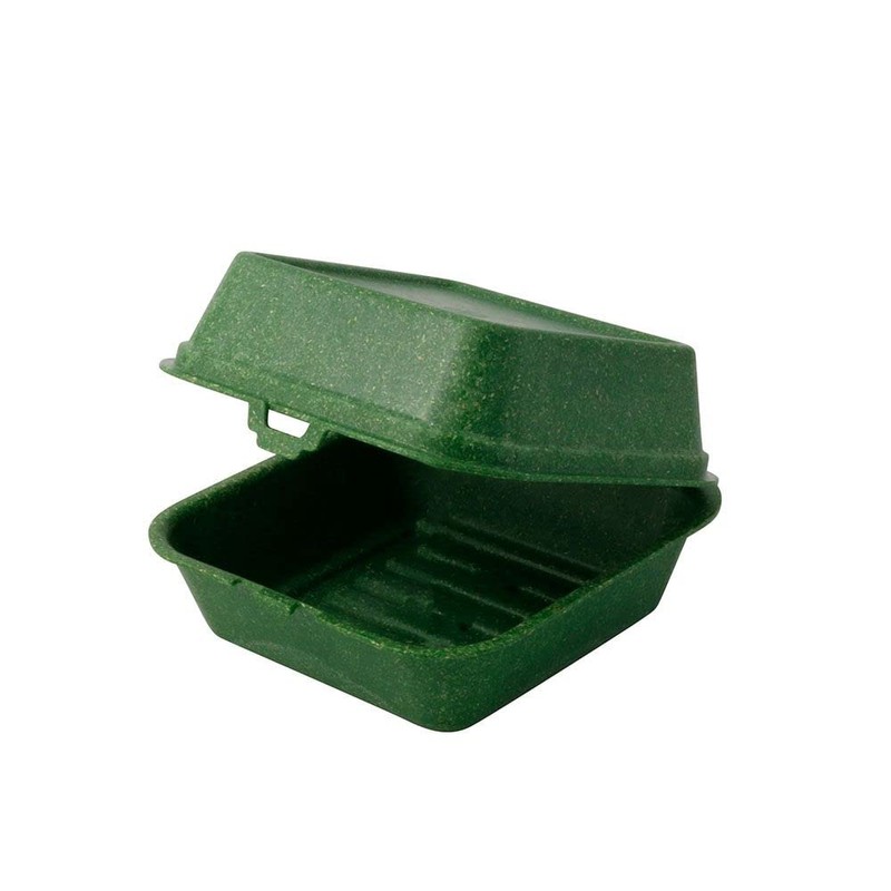 BIOZOYG Reusable burger boxes, pack of 15, to-go packaging for