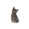 Hi-Line Gift Head-Tilting Grey Tabby Kitten Sitting