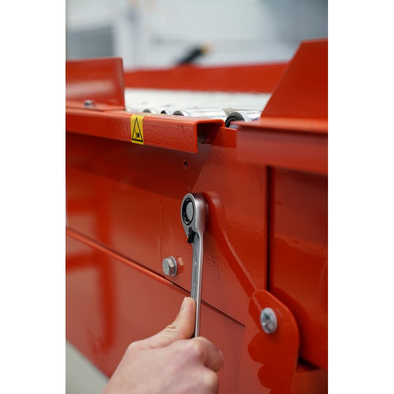 BRILLIANT TOOLS BT013205 Ratchet Ring Spanner Set, 5 Pieces, Switchable,