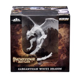 WizKids Pathfinder Battles Deep Cuts - Gargantuan White Dragon