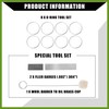 HOPESPANNER 7.3L Injector Rebuild Kit with Vice Clamp, Special Tools,