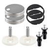 Universal Quick Release Toilet Seat Fixings - Durable Hinge Fittings