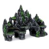 PakyKai Large Fish Tank Decorations, Mountain View Aquarium Ornament with
