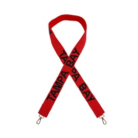 Tampa Bay Red Beaded Purse Strap Black Letters 49” Length Pro Football Stadium Approved Clear Bag Buccaneer Gold Hardware Sports Division South