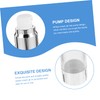 OATIPHO 3Pcs Travel Airless Lotion Pump Bottles Portable Cosmetic Containers