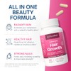 Hair Growth Supplements Favorece Crecimiento Cabello Colageno Hidrolizado Puro Vitaminas