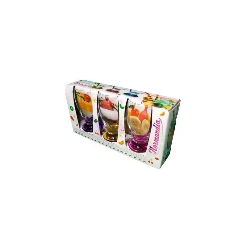 Like Shop Set De Copas Normandina 3 Pzas