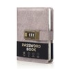 WEMATE Password Book with Lock, Password Book with Alphabetical Tabs