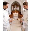 1PC Holy Communion Tray for Churches with Lid, Stainless Steel
