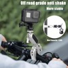 Mechrig Bike/Motorcycle Mount, 360° Dual Swivel Head Bike Handlebar Adapter