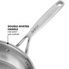 Babish 10 Inch Stainless Steel Triply Professional Grade Fry Pan