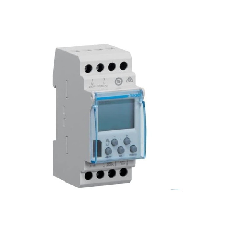 Hager EGN103 Digital Timer for DIN Rail