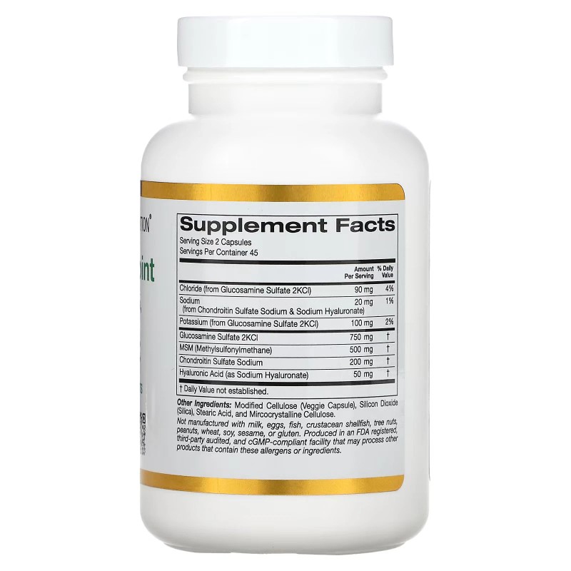 2 X California Gold Nutrition, Fórmula Total Veggie Articular Apoyo