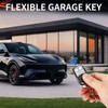 2 Pack Universal 433MHz Garage Door Remote Control Key Fob,