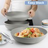 PYRMONT 65oz Wheat Straw Bowls-10 inches Large Salad Bowls Set